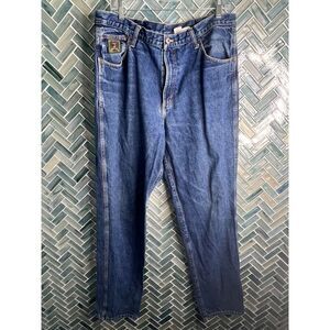 MENS CINCH GREEN LABEL 35X34 RELAXED FIT DARK STONEWASH JEANS MEDIUM RISE